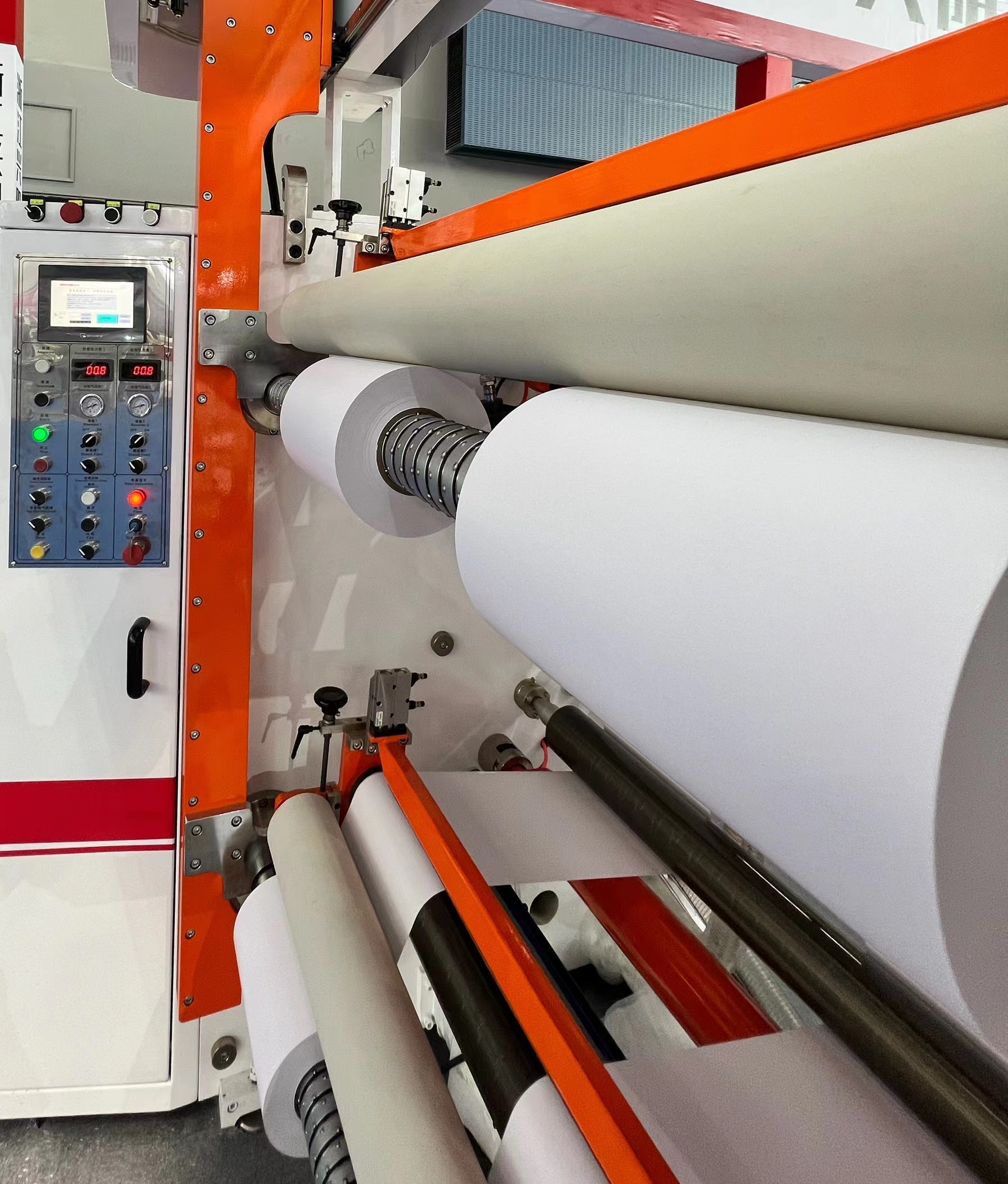 1600mm Width Adhesive Label And Paper Slitting Rewinding Machine (9)