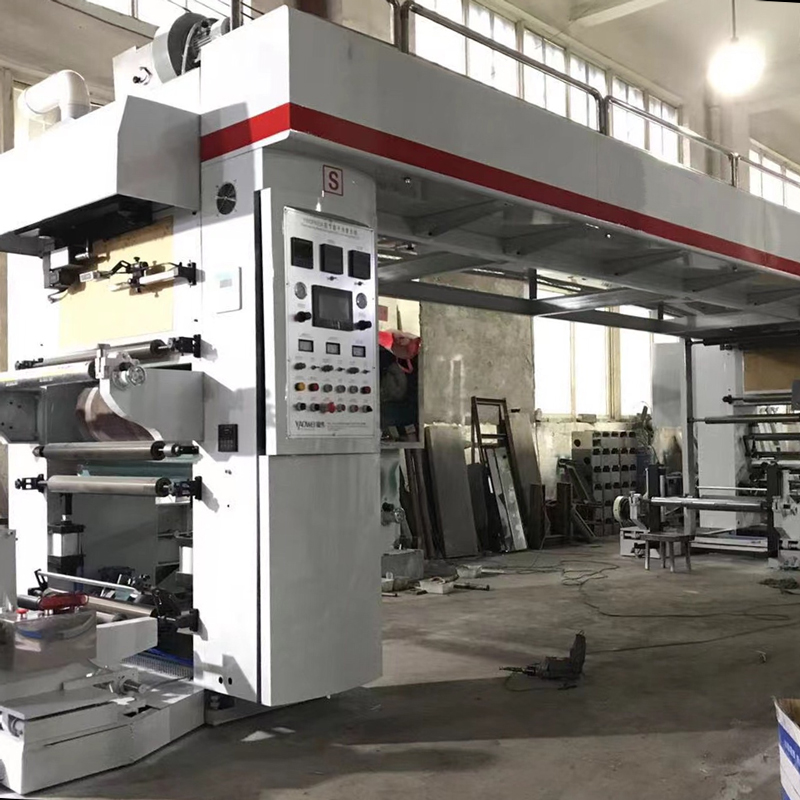 China Wholesale Paper Bag Laminating Machine –  80m/Min Plastic Film and Paper Window Bag Dry Laminating Machine – JINYI