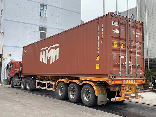 Loading container to Malaysia